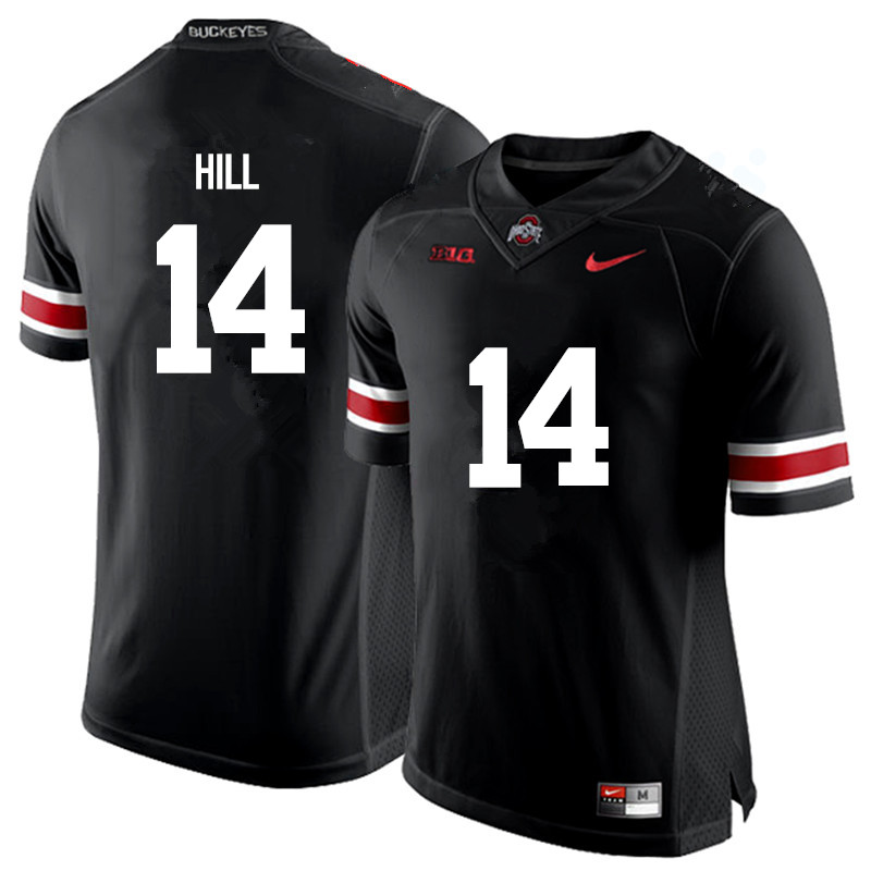 Ohio State Buckeyes #14 KJ Hill College Football Jerseys Game-Black